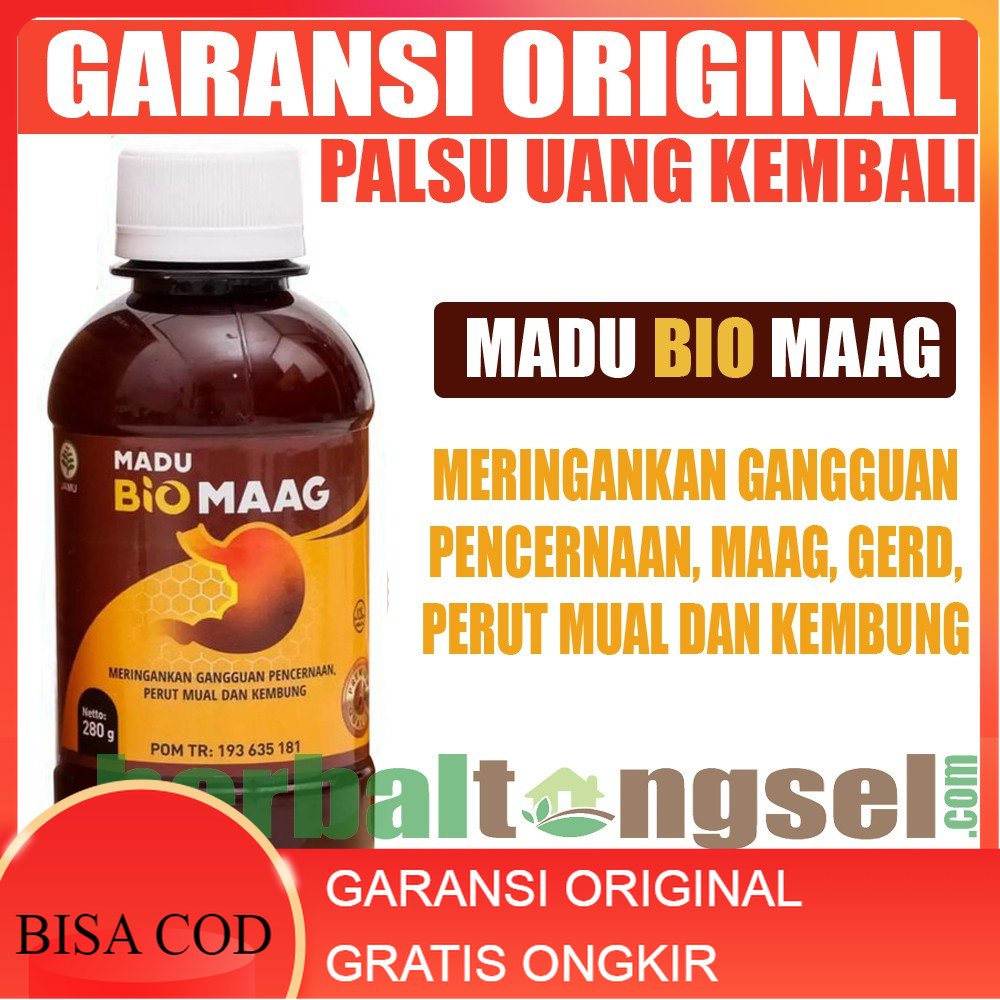 Madu Biomaag Original Madu Bio Maag untuk Asam Lambung Asli Obat Maag kronis, Asam Lambung, GERD
