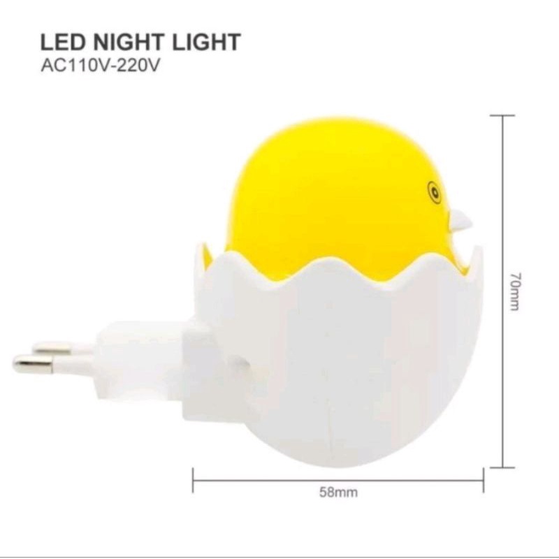 LAMPU TIDUR LED SENSOR CAHAYA LUCU GOOD QUALITY