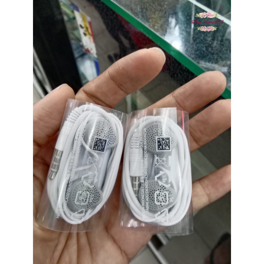 Headset Headsfree henset Hf Samsung J1ace J2prime J3 J5 A10s s5830 original INDONESIA SUPER BC1359