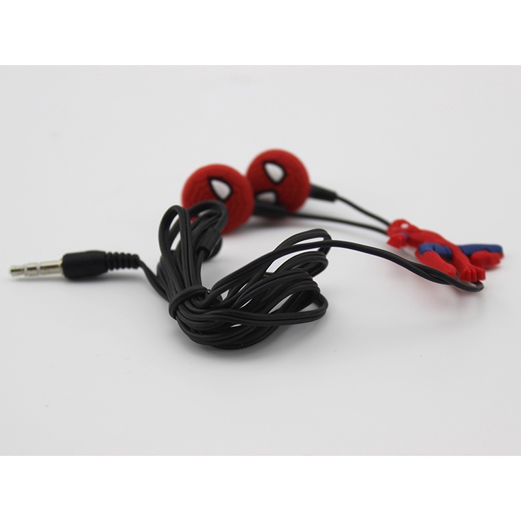 Headphone Kabel Spider-Man In Ear Earphone 3.5mm Headset