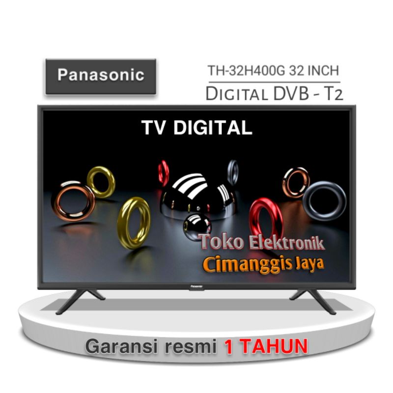 TV LED PANASONIC 32 INCH DVB T2 DIGITAL DAN ANALOG