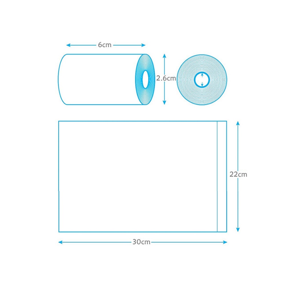 KAZU KHC108 Plastik Refill Sampah Mini Disposable Dispenser Poop Bag