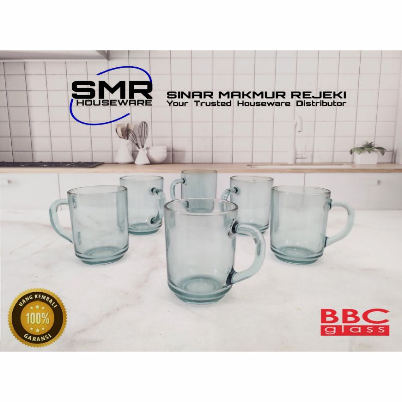 GELAS KOPI / TEH GAGANG 250ML BBC 255 | GELAS KOPI KACA BELING