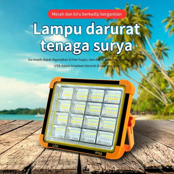 Lampu Lampu Led Emergency Darurat Rechargeable / Lampu Surya / Lampu Darurat