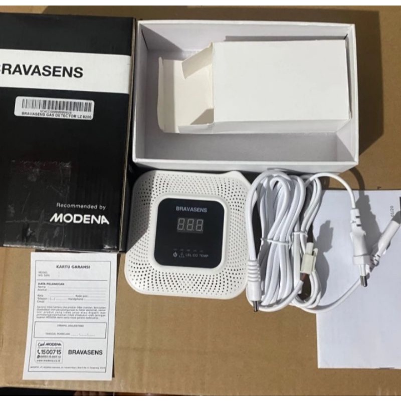 Gas detector Bravasense LZ 8200 W / Pendeteksi kebocoran gas
