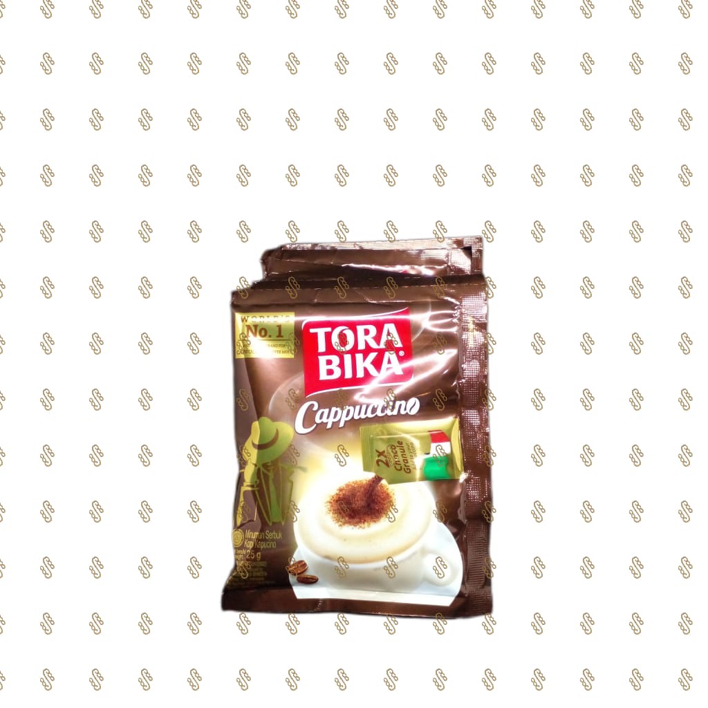 

Tora Bika Cappucino 25gr - Renceng Isi 10 Sachet