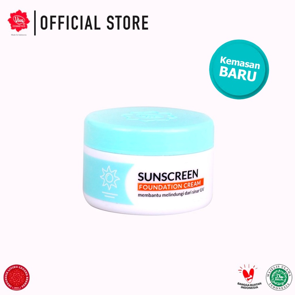 READY Viva Sunscreen Foundation UV Filter - Cream Sunscreen Original BPOM