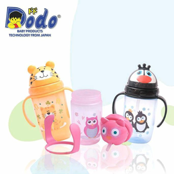 Dodo Bottle Animal Caracter Cup Big 360ml BPA Free Anti Tumpah | Botol Minum Bayi Balita Anak Ukuran Besar