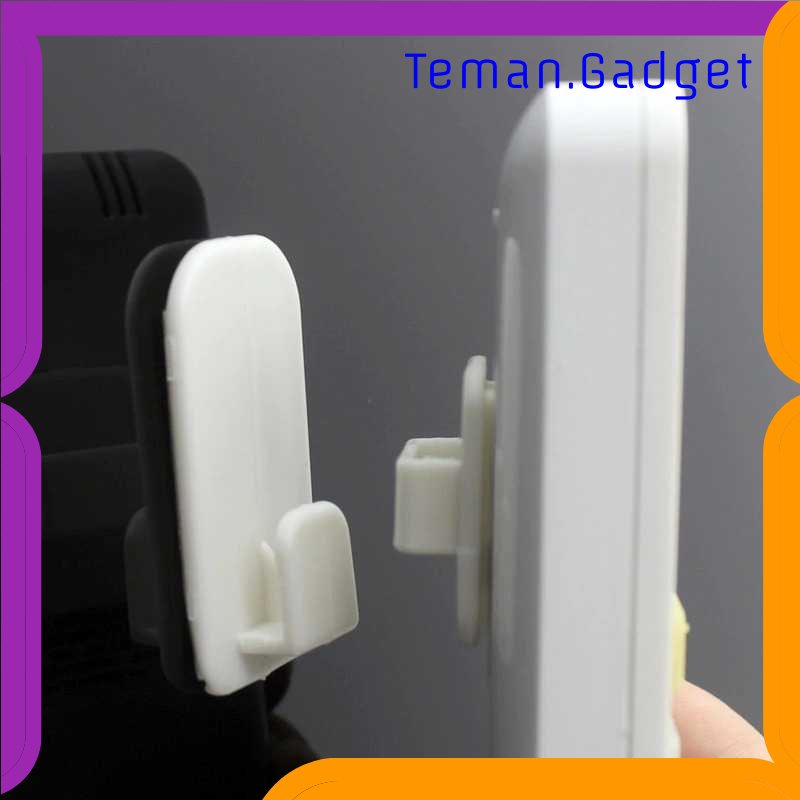 TG-RAK TCMAKE Rak Gantungan Hook Wall Hanger Organizer Adhesive 2 Pasang - TC1141