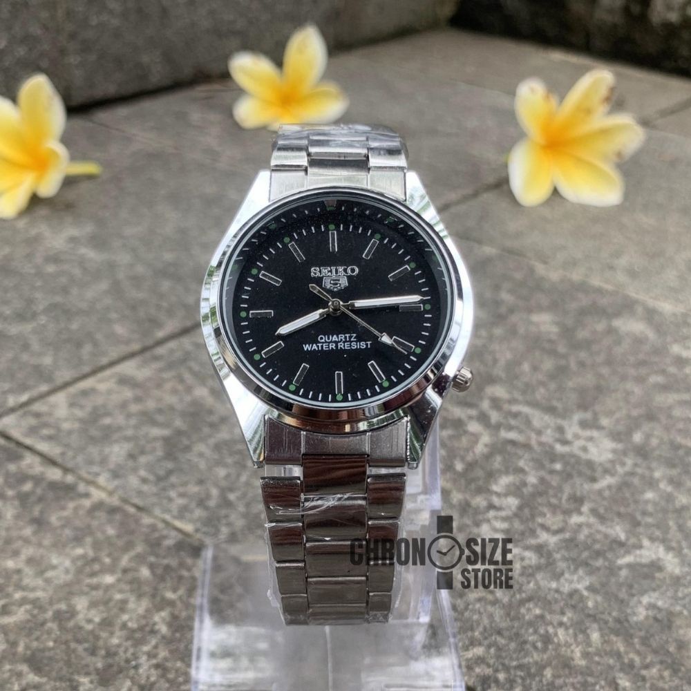 Jam Tangan Pria Seiko Wanita Murah Kekinian Model Terbaru Retro Vintage Classic Rantai Steinless Ste