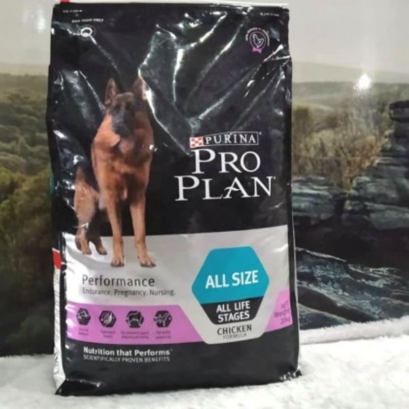 EKSPEDISI Pro Plan 20 kg Dog Performance All Size Optipower Proplan