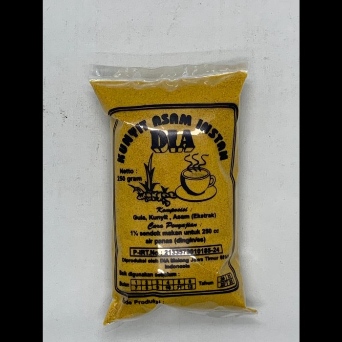 

SERBUK MINUMAN KUNYIT ASAM INSTANT 250 GR