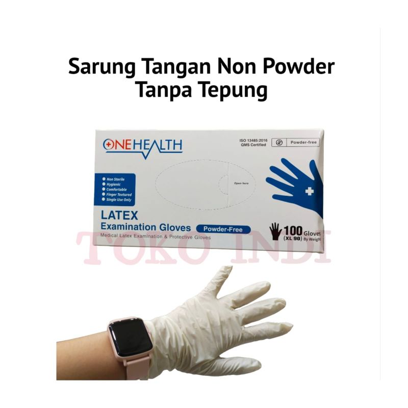Sarung Tangan Non Powder/Sarung Tangan Tanpa Tepung/Sarung Tangan Non Tepung/Sarung Tangan Powder Free