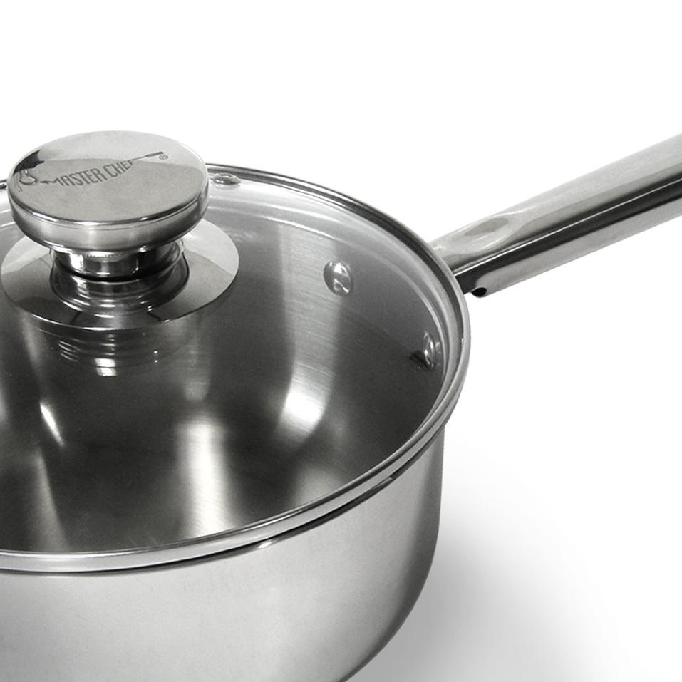 Master Chef Sauce Pan 16 cm Professional Series Panci Stainless Steel mv Ready