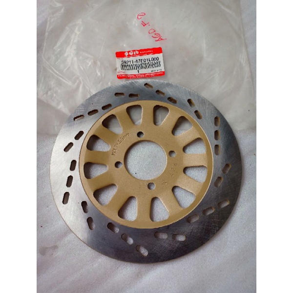 piringan cakram disk dis satria hiu lumba 2tak shogun sogun 110 tornado RK cool 59211-47E01L000 orig