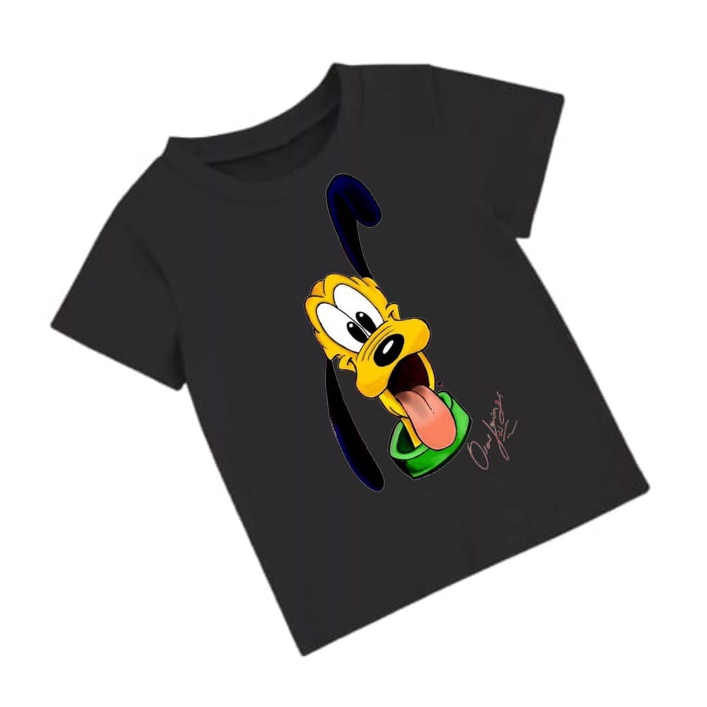 Hzl_outfit Kaos Baju Anak Anak Pluto/Baju Kaos Anak