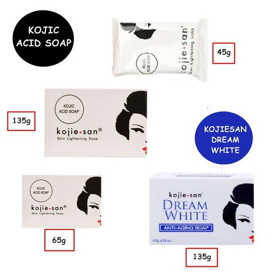 galerybeautysemarang [BPOM] KOJIE SAN Kojic Acid Skin Lightening Soap Men Man HydroMoist Travel Pack 45gr 65gr 135gr 6x20gr Dream White Anti Aging