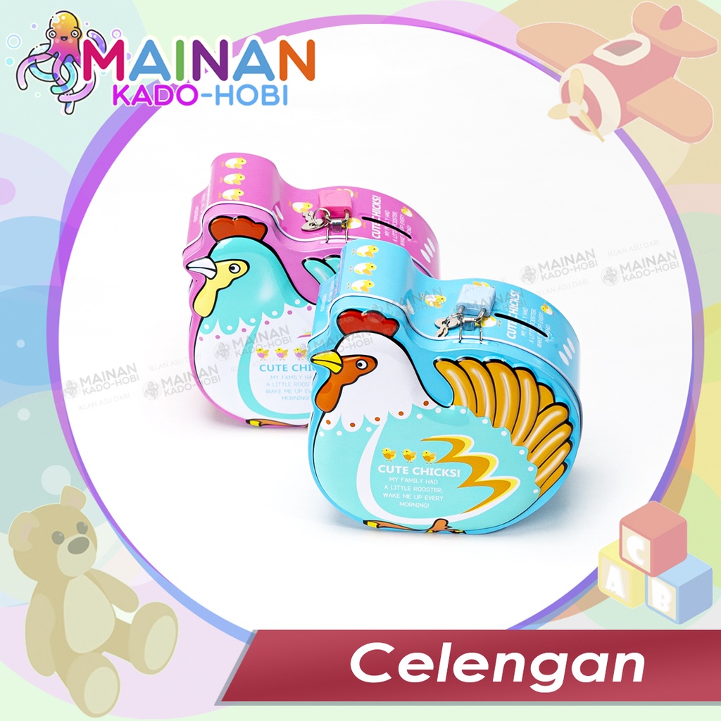 KADO HADIAH ULANG TAHUN SOUVENIR ANAK CELENGAN KOIN KARAKTER LUCU