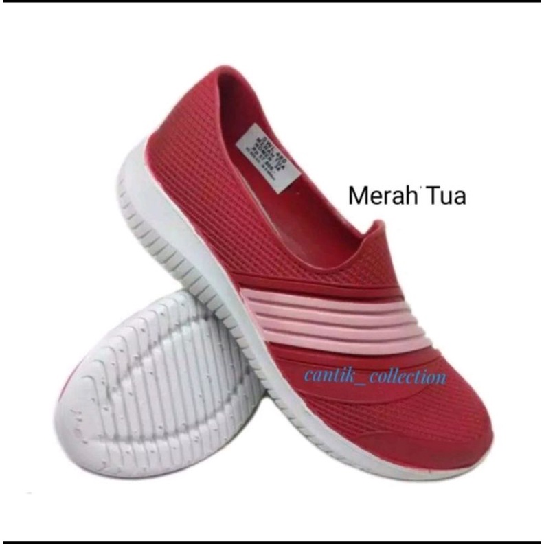 Sepatu Wanita slip on Sporty Termurah real picture pro ATT SWL 480 ( harga Promo)