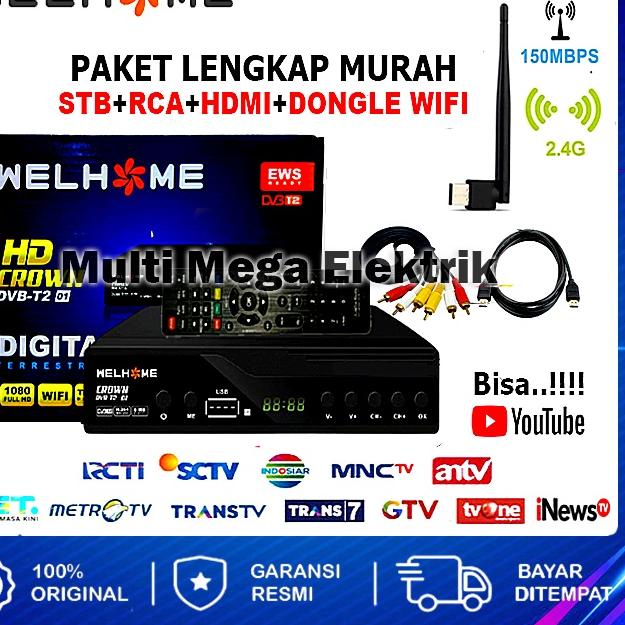 PUJ228 SET TOP BOX TV DIGITAL WELHOME SANEX DVB T2 EWS / SET TOP BOX DVB T2 / SET BOX TV DIGITAL / BOX TV DIGITAL / SET TOP BOX TV TABUNG / STB DVB T2 / SETOP BOX TV DIGITAL / SET UP BOX TV DIGITAL / STB MATRIX / SET TOP BOX MATRIX ||