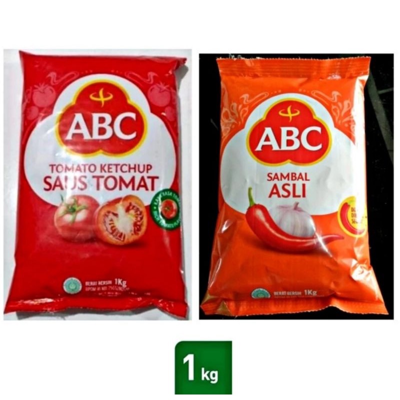 saus tomat abc 1kg / sambal asli abc 1kg