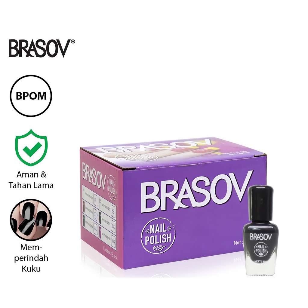 BRASOV Kutek Cat Kuku 8 ML Kutek Nail Polish (RANDOM)