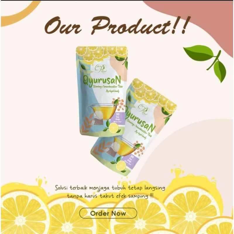 

QYURUSAN SLIMING TEA AND IMUN BOOSTER ASLI ORIGINAL BYRHAJAB