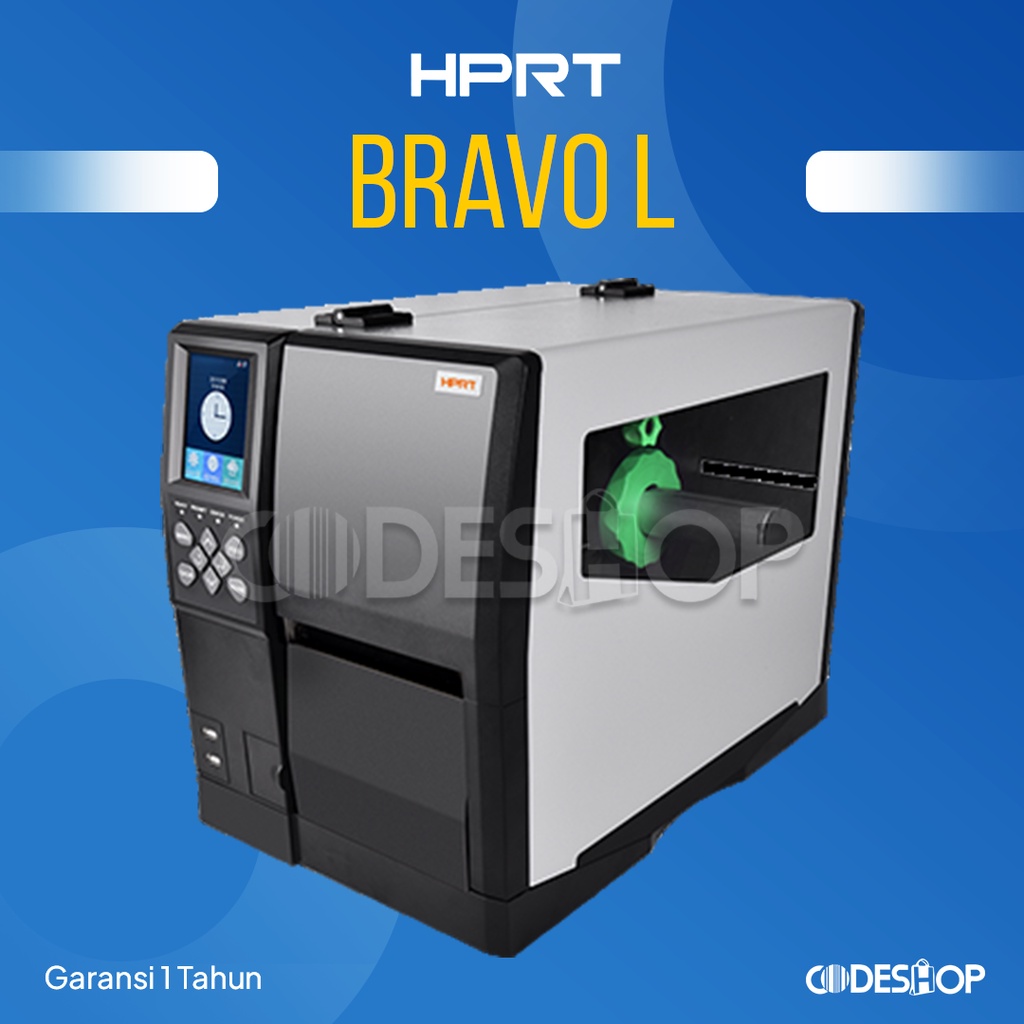 Printer Barcode HPRT Bravo L Industrial Cetak Label USB + Serial + LAN