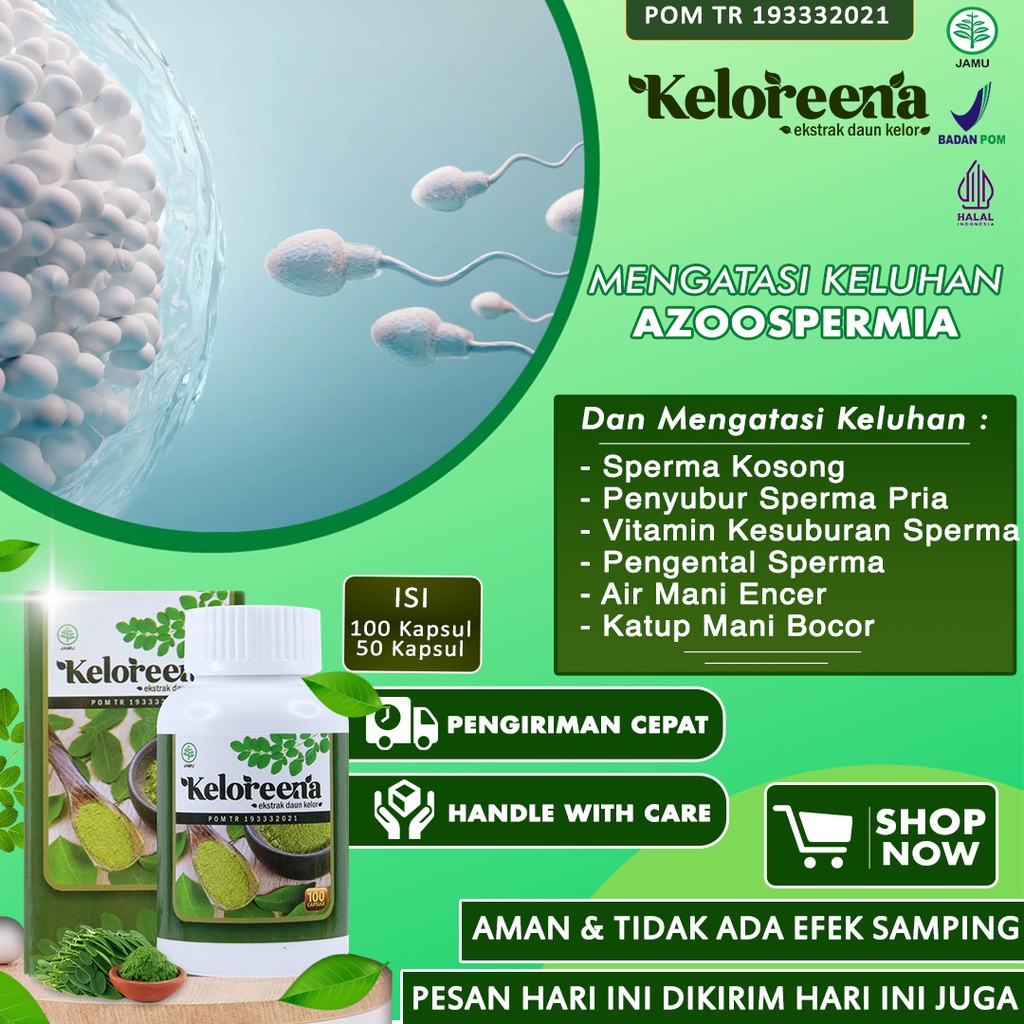 Jual Keloreena Obat Azoospermia Vitamin Penambah Sperma Dan Kesuburan