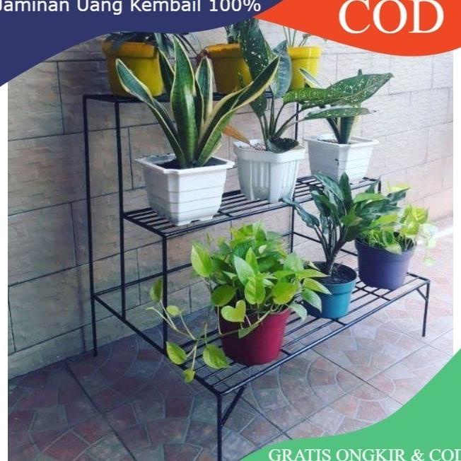 BESI 8MM RAK BUNGA TINGKAT PREMIUM / RAK BUNGA TANGGA BERTINGKAT