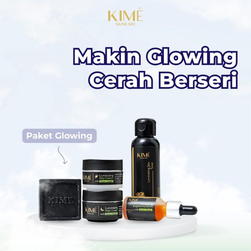 Kime Skincare Korea Day Night Calming Cream Luminizing Jeju