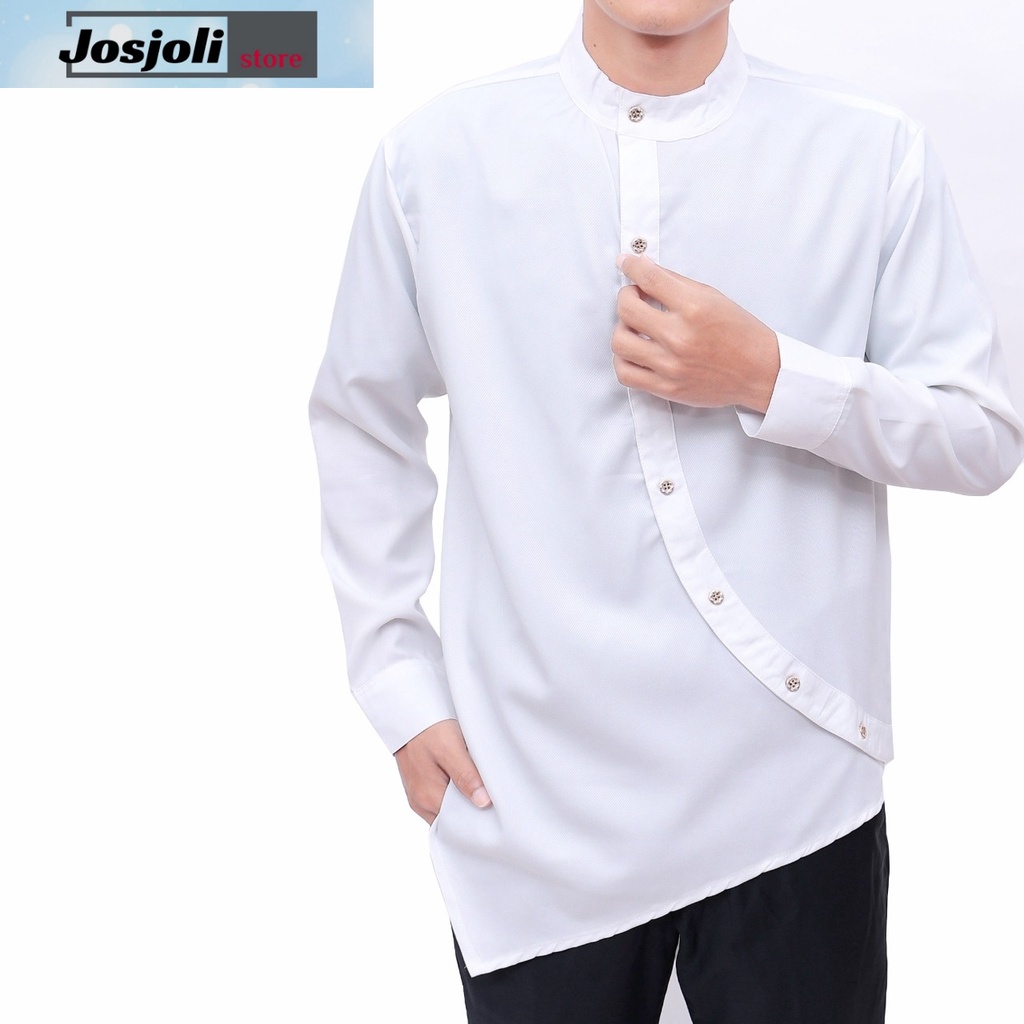 JOSJOLI_PIYAMA/Kemeja Koko Aristoles/Atasan Muslim Pria Dewasa/L XL