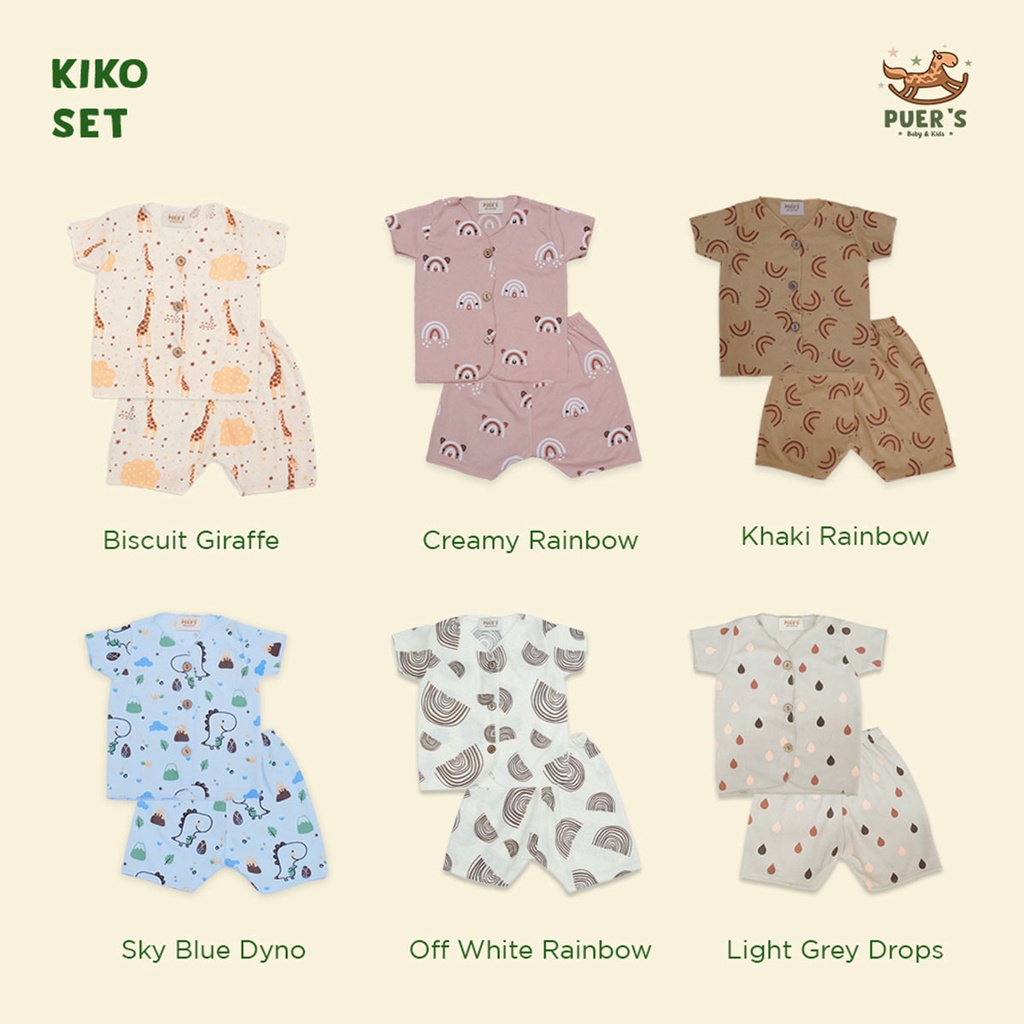 SETELAN BAYI NEWBORN PUER'S KIKO SET