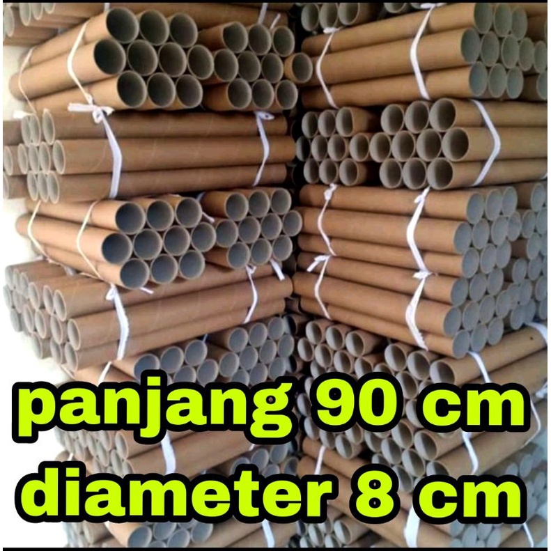 paper core/plumpung packing panjang 90cm diameter 8cm