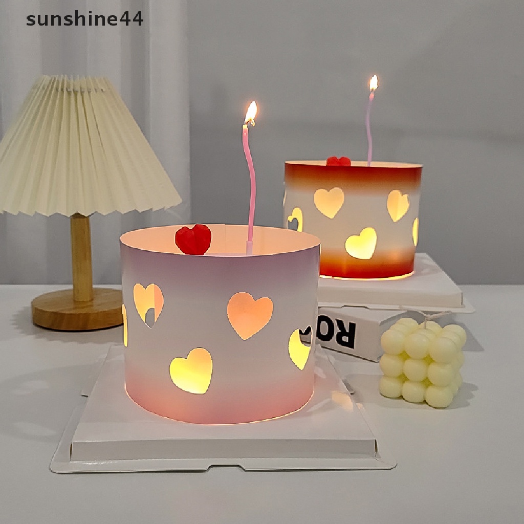 Sunshine Cake Surround Film Transparan Kerah Kue Aksesoris Baking Alat Kue Dapur.