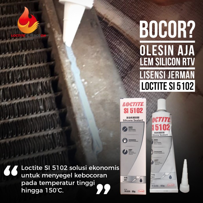 Lem Lem Gasket Tahan Panas Untuk Paking Mesin Dan Radiator Loctite Si 5152
