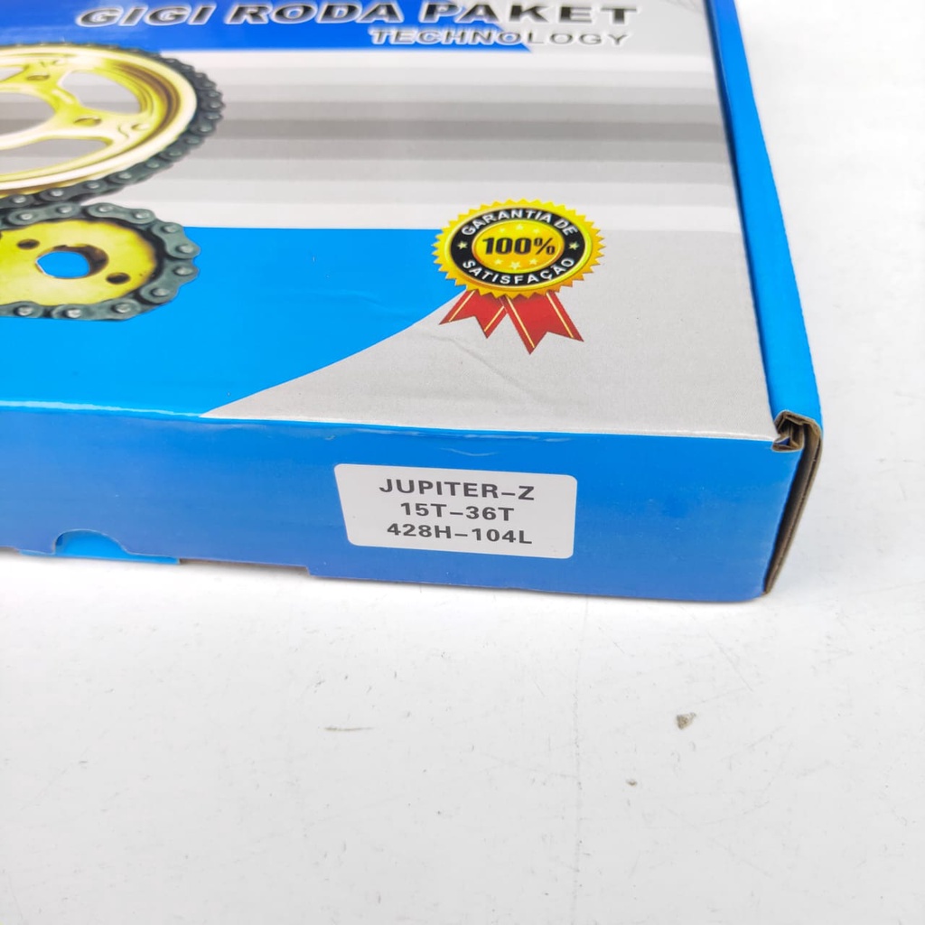 Gir Gear Set Rantai Set Jupiter Z Vega R 15T 36T 428H 104L