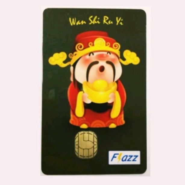 //Wan Shi Ru Yi!// Kartu Flazz BCA IMLEK - DEWA /CHINESE NEW YEAR EDITION ORI /Like eTOLL eMONEY Tapcash or Brizzi