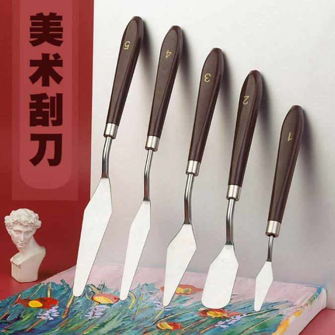 

palette set knife pisau palet spatula lukis dekorasi kue paint knife