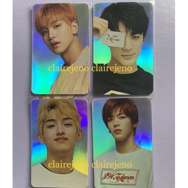 photocard haechan jeno winwin yuta hologram 2018 holo empathy nct dream 127 u