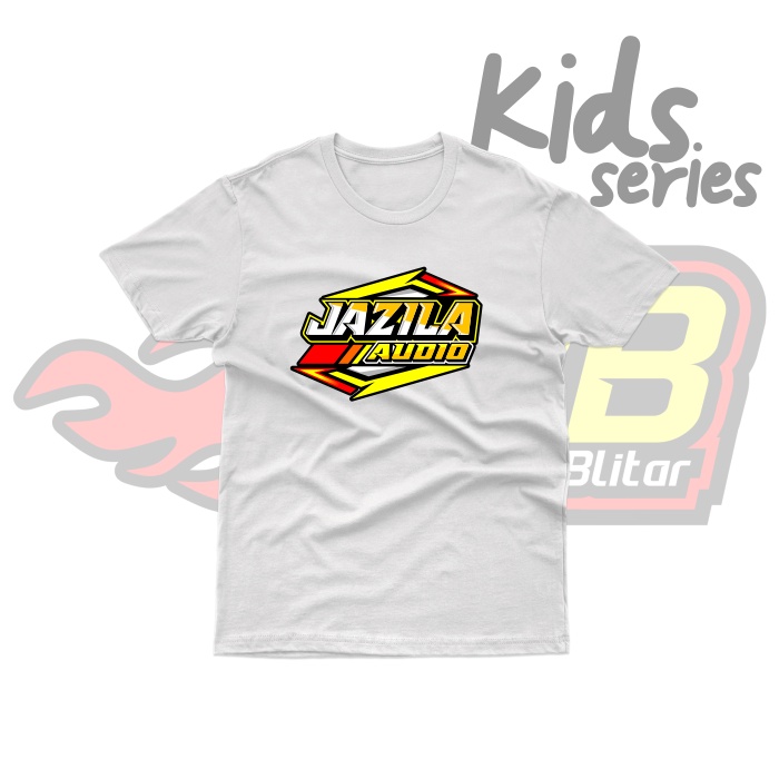 Baju Kaos Anak Distro Jazila Audio Katun Combed