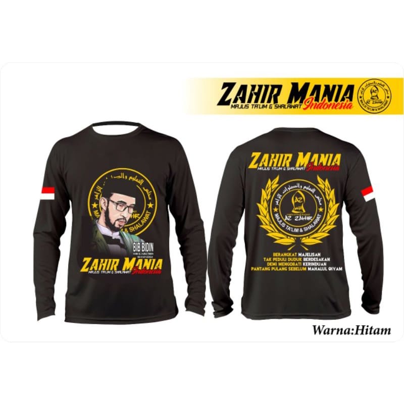 KAOS PENDEK AZ ZAHIR DISTRO - KAOS PENDEK ZAHIR MANIA ORIGINAL