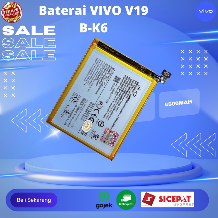 Baterai vivo v19 oem bergaransi