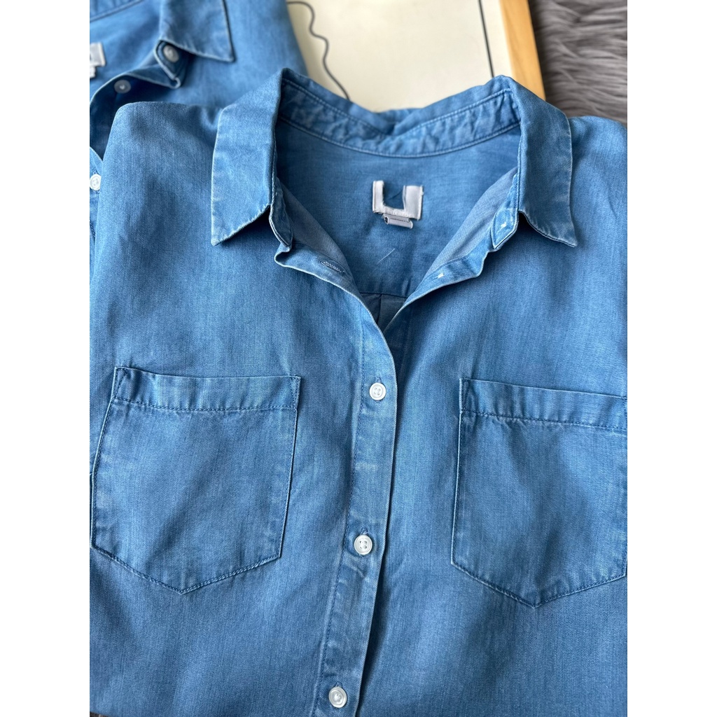 denim pocket shirt