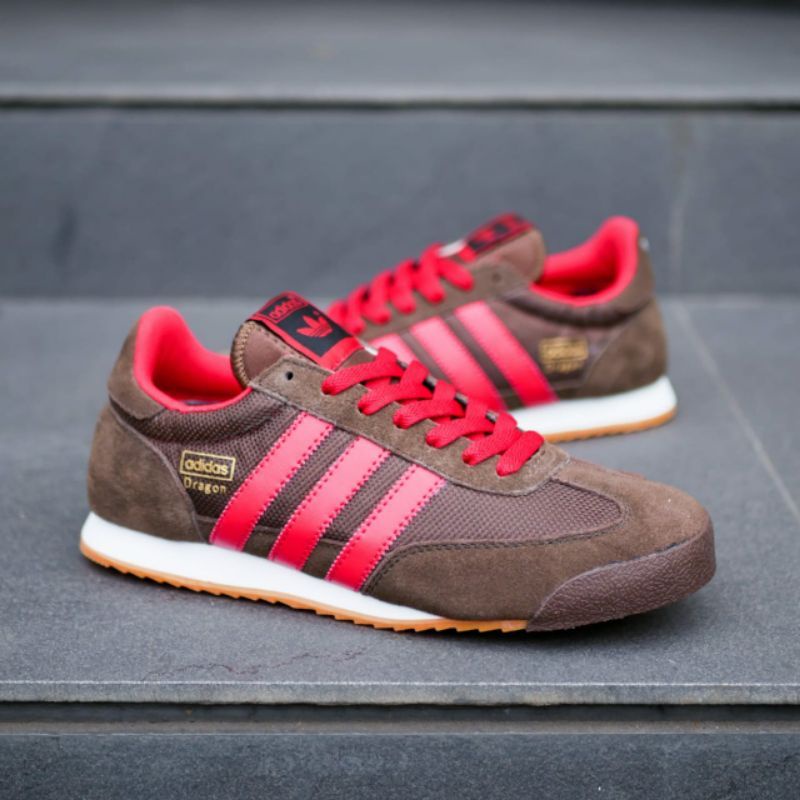 ADIDAS DRAGON BROWN RED ORIGINAL SNEAKERS PRIA