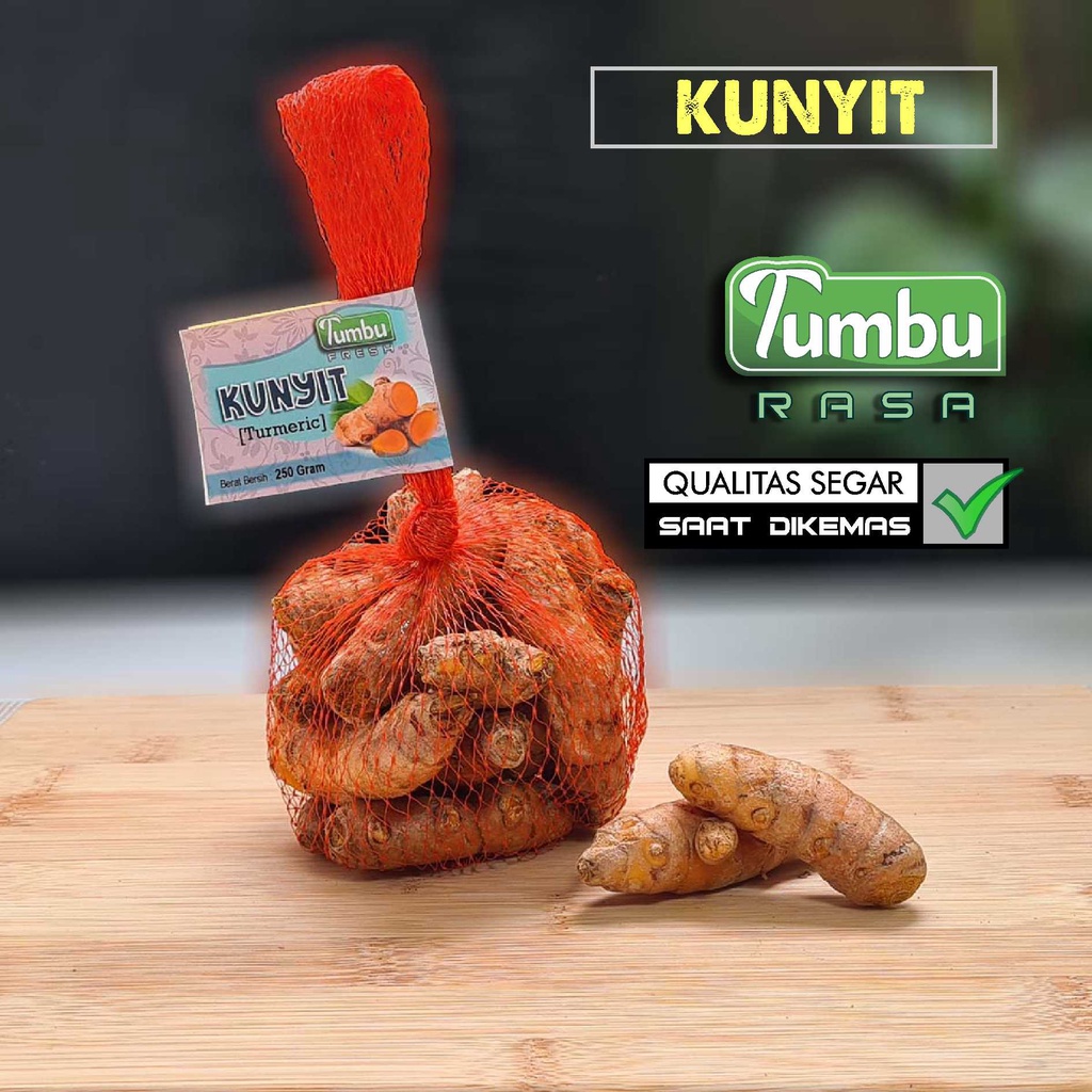 

Bumbu KUNYIT segar 1 KG [250g, 500g] - rempah segar Turmeric