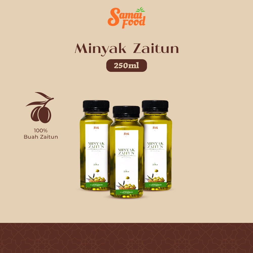 

Samai Food Minyak Zaitun Asli Kemasan 250ml Original 100% Olive Oil