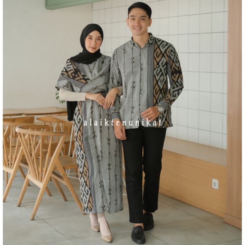 COUPLE TENUN RAISA 02- GAMIS TENUN - BAJU TENUN - DRESS TENUN - KEMEJA TENUN