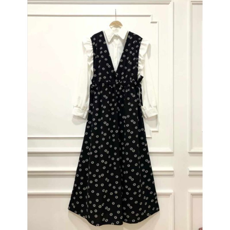 Dara Floral Overall Dress + Inner