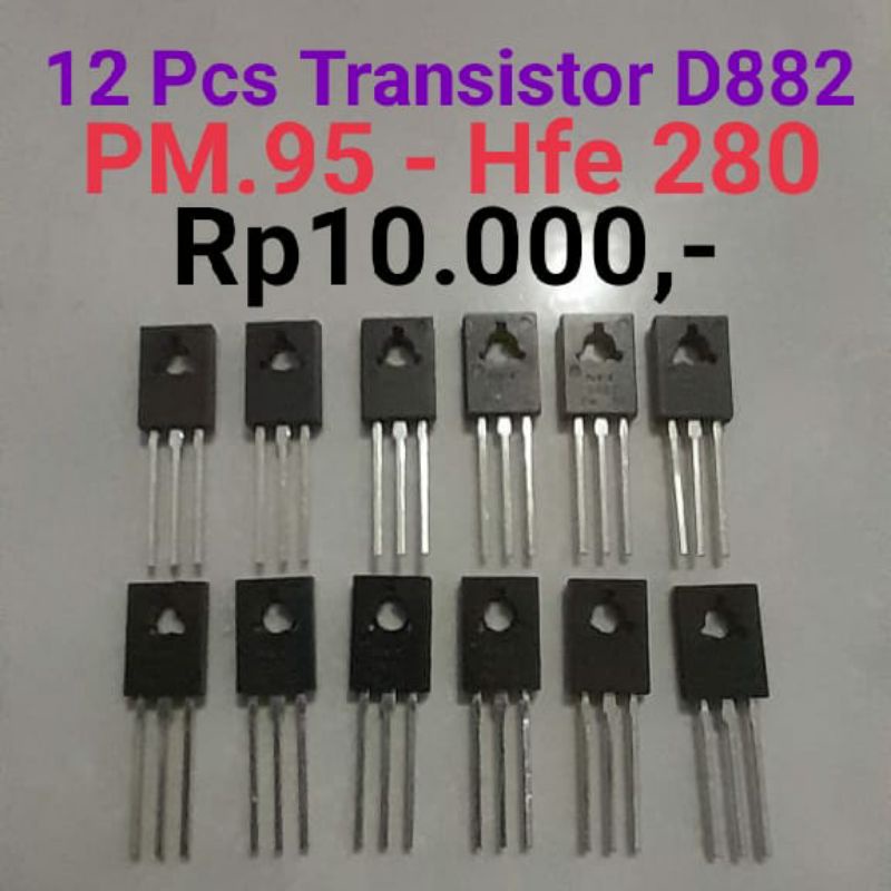 Jual Transistor D To Pm Hfe Up Original Nec Biji Pcs